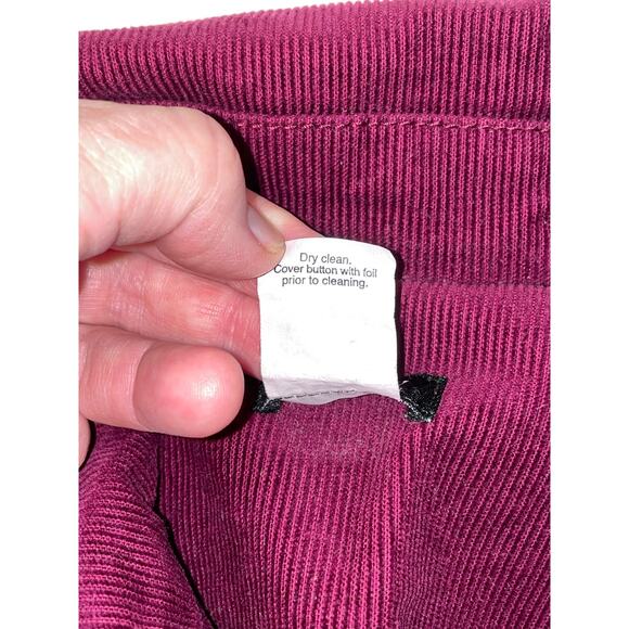 J. Crew Y2K Corduroy Bella Mulled Wine Cotton Jacket - Size 4 - Cute with Jeans! - Picture 6 of 8